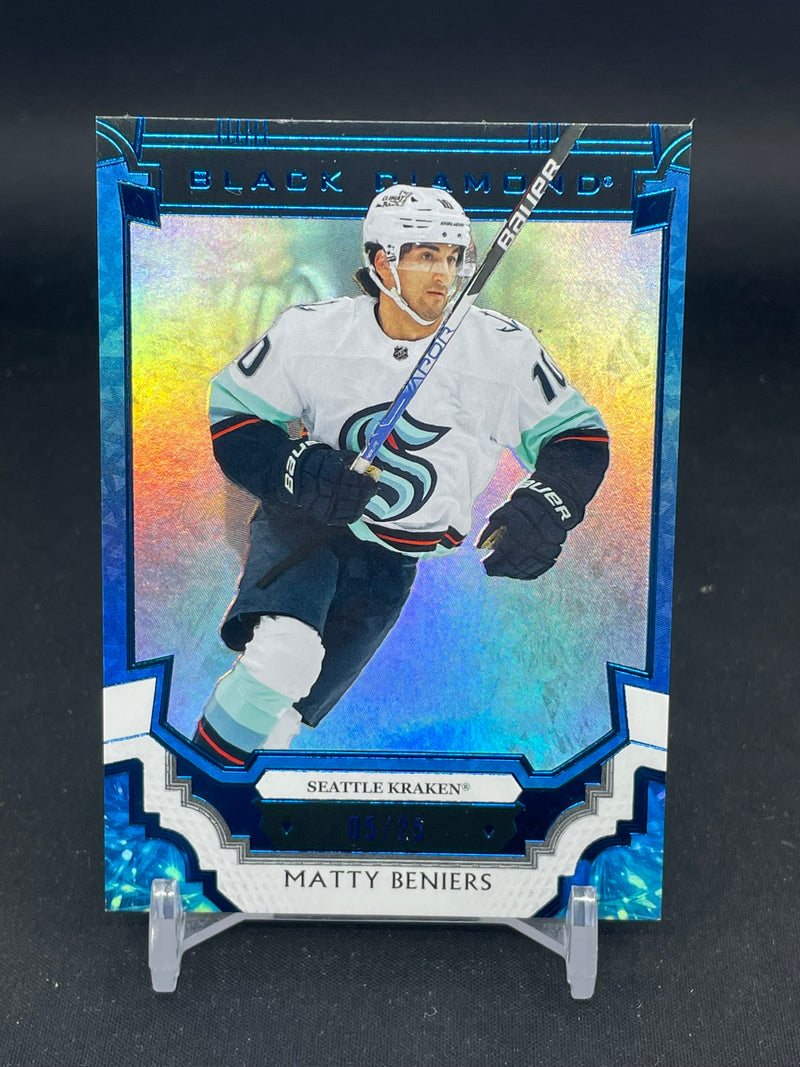 2023 UPPER DECK BLACK DIAMOND - BLUE - M. BENIERS - #BDB-MB - #'D/25
