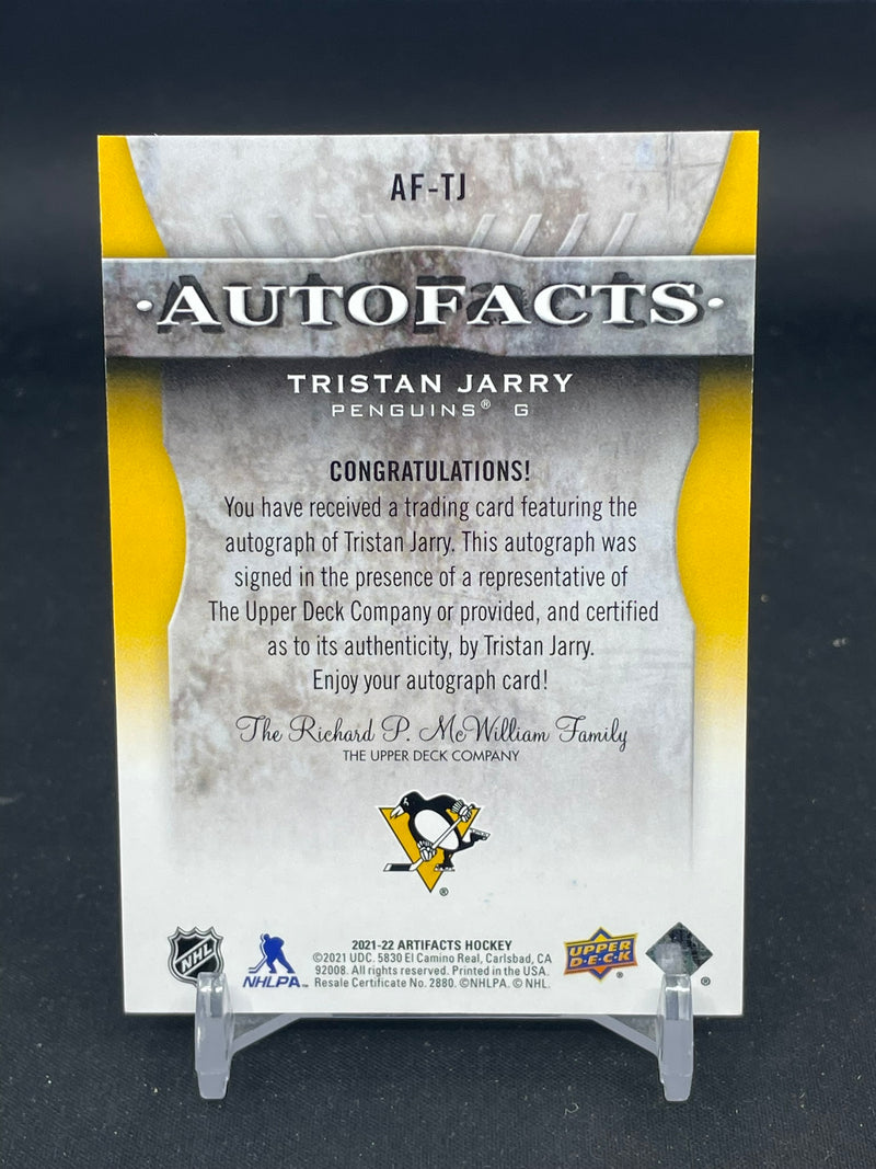 2021 UPPER DECK ARTIFACTS - AUTOFACTS - T. JARRY -
