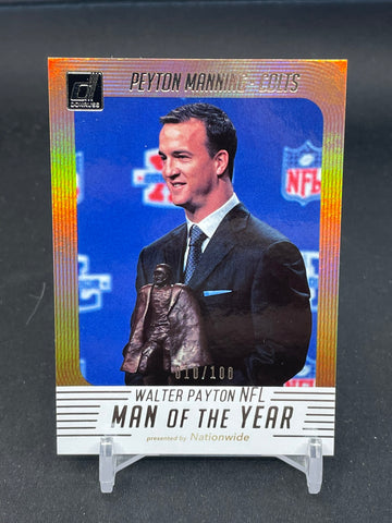 2018 PANINI DONRUSS - HOLO - MAN OF THE YEAR - W. PAYTON - #WP-9 - #'D/100
