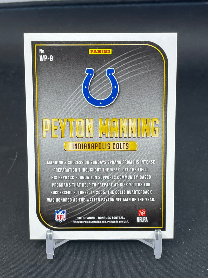 2018 PANINI DONRUSS - HOLO - MAN OF THE YEAR - W. PAYTON - #WP-9 - #'D/100