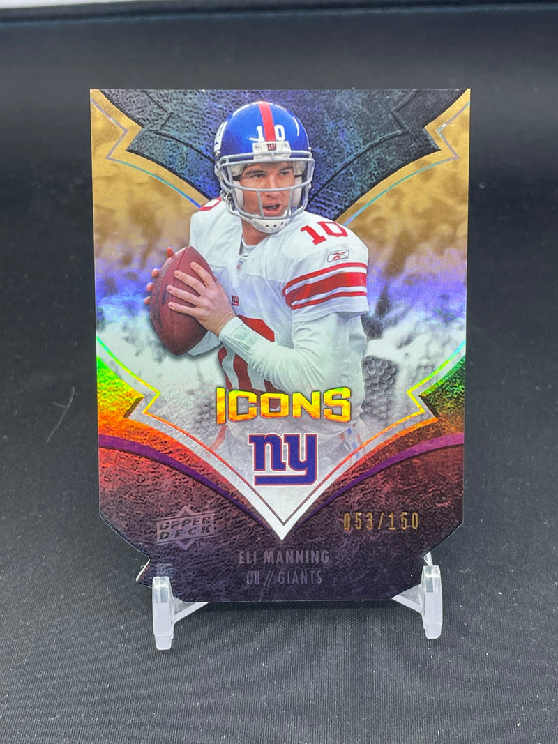 2008 UPPER DECK ICONS - SILVER DIE-CUT - E. MANNING - #65 - #'D/150