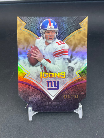2008 UPPER DECK ICONS - SILVER DIE-CUT - E. MANNING - #65 - #'D/150