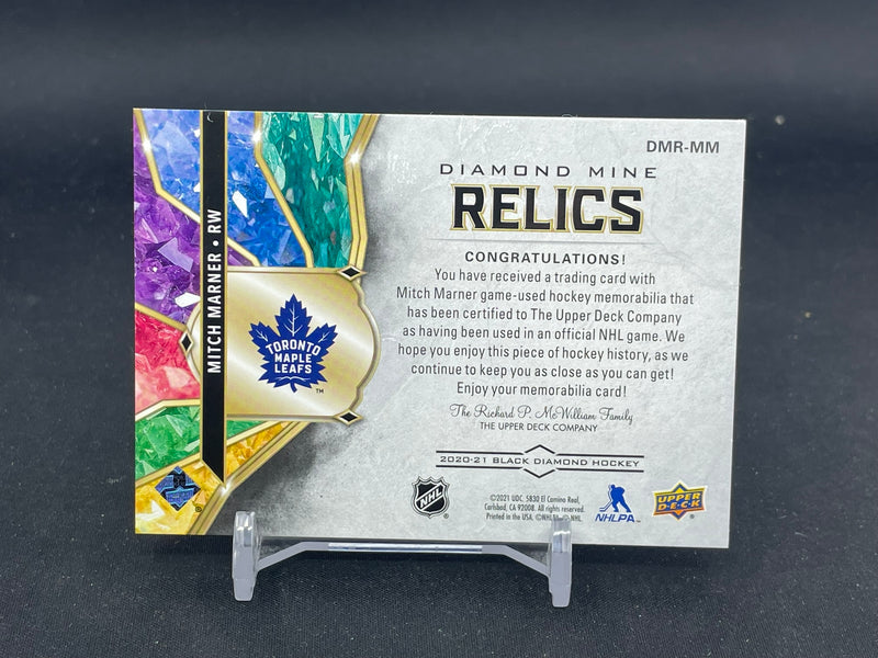 2020 UPPER DECK BLACK DIAMOND - DIAMOND MINE RELICS - M. MARNER -