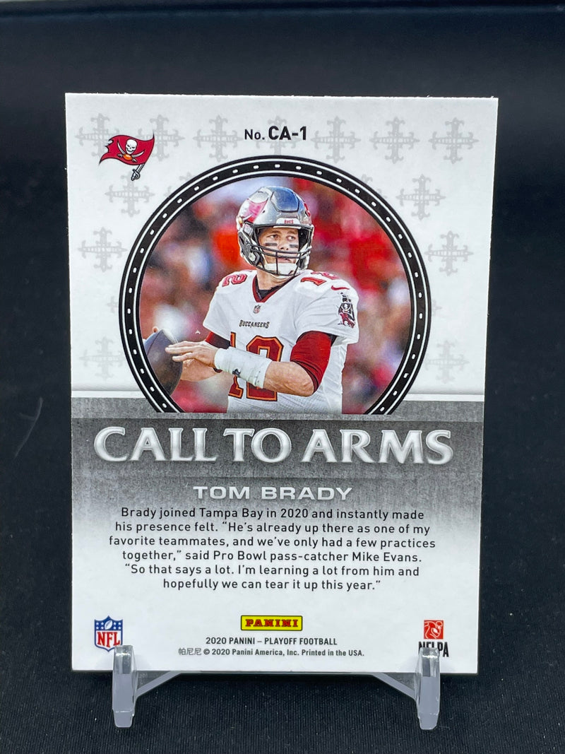 2020 PANINI PLAYOFF - CALL TO ARMS - T. BRADY -