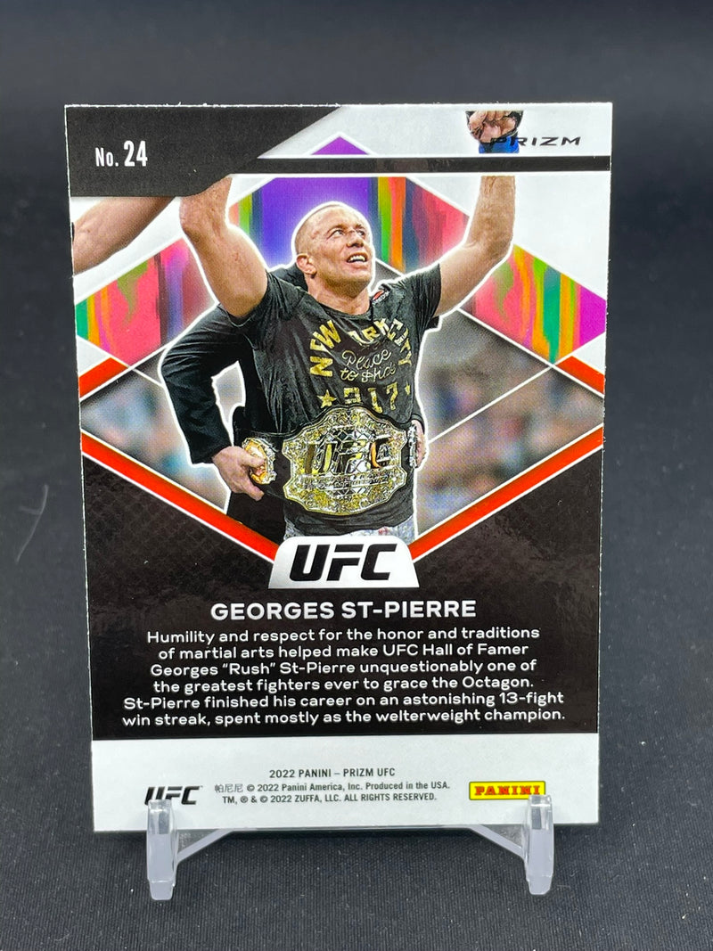 2022 PANINI PRIZM - GREEN PRIZM - FEARLESS - G. ST-PIERRE -