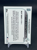 2022 TOPPS CHROME - PURPLE REFRACTOR - ROOKIE DEBUT - J. RODRIGUEZ -