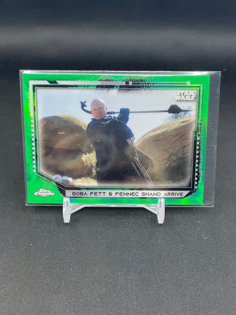 2021 TOPPS CHROME STAR WARS LEGACY - GREEN REFRACTOR - SELECT YOUR CARD -