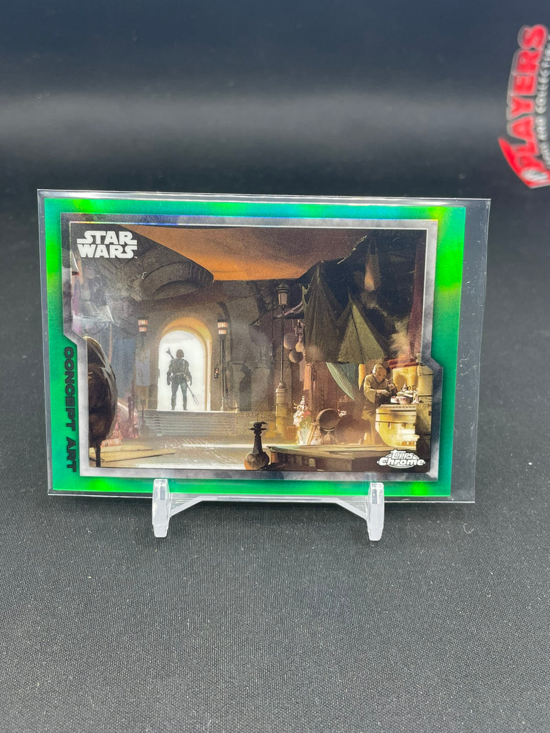 2021 TOPPS CHROME STAR WARS LEGACY - GREEN REFRACTOR - SELECT YOUR CARD -