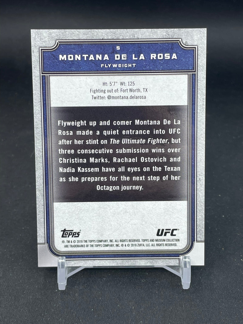 2019 TOPPS UFC MUSEUM COLLECTION - MONTANA DE LA ROSA -