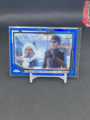 2021 TOPPS CHROME STAR WARS LEGACY - BLUE REFRACTOR - SELECT YOUR CARD - #'D/99