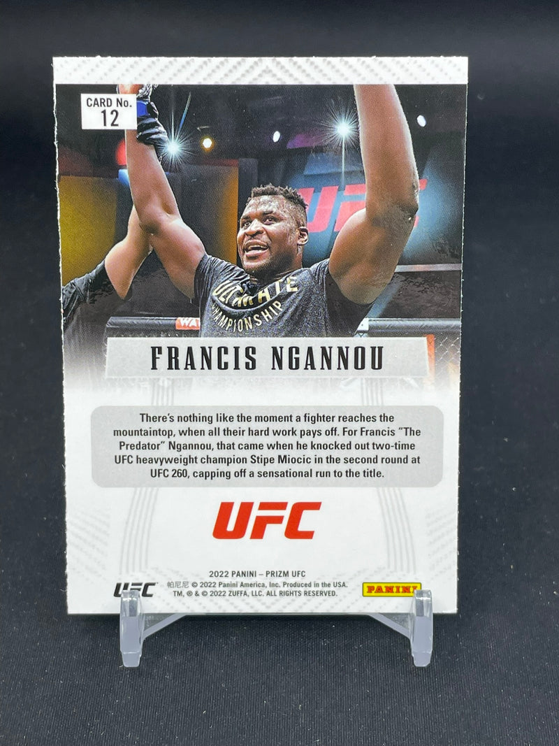 2022 PANINI PRIZM - FLASHBACK - F. NGANNOU -