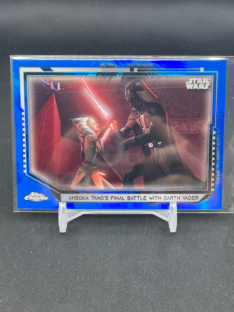 2021 TOPPS CHROME STAR WARS LEGACY - BLUE REFRACTOR - SELECT YOUR CARD -