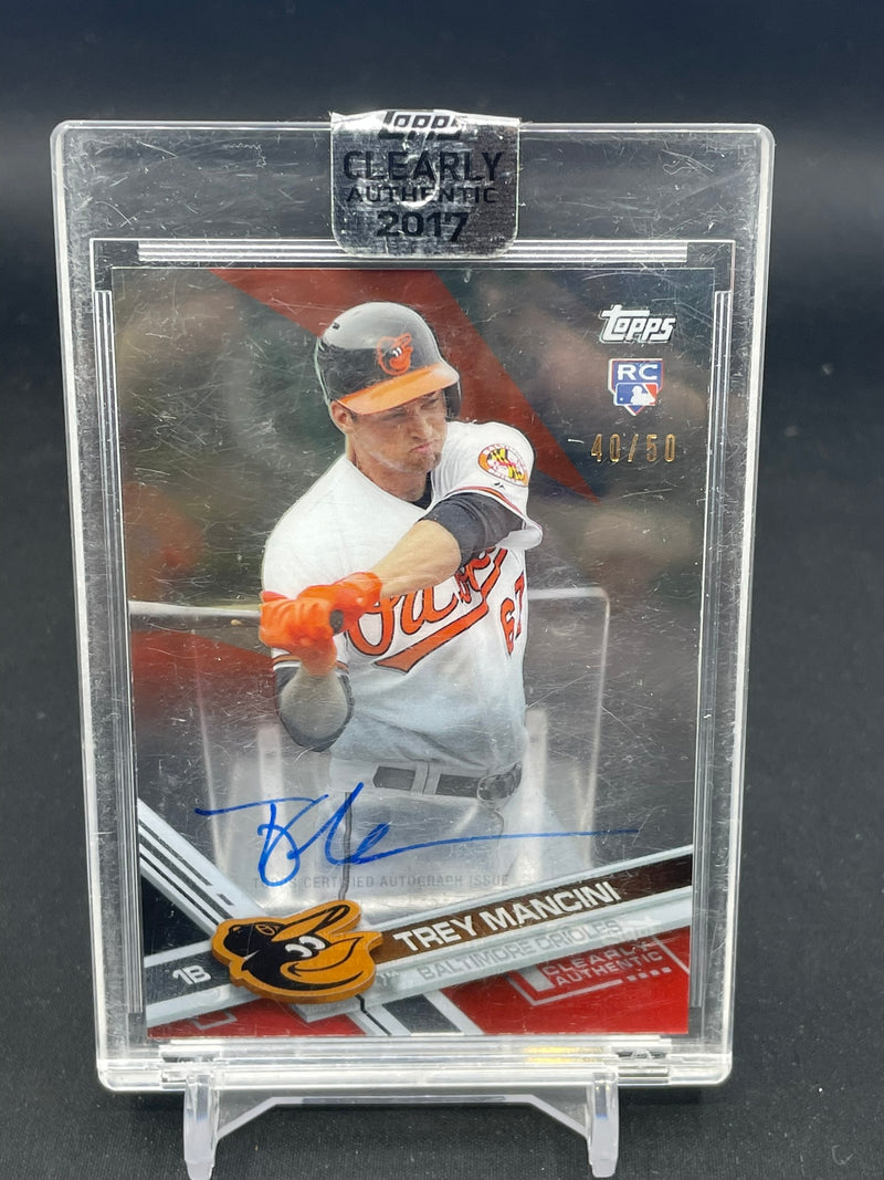 2017 TOPPS CLEARLY AUTHENTIC - T. MANCINI - #CAAU-TM - #'D/50 - AUTOGRAPH