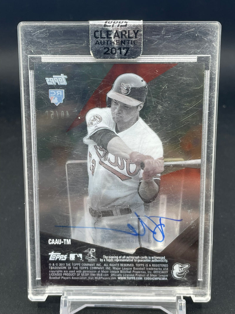 2017 TOPPS CLEARLY AUTHENTIC - T. MANCINI - #CAAU-TM - #'D/50 - AUTOGRAPH
