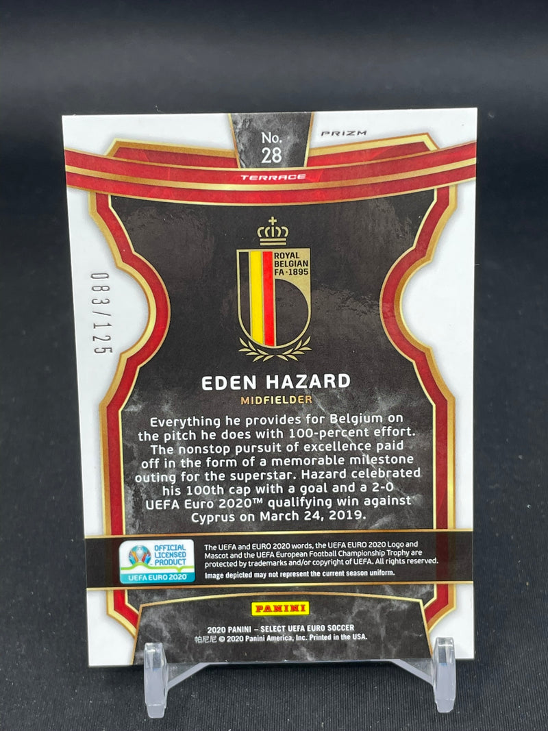 2020 PANINI SELECT - ORANGE PRIZM - E. HAZARD - #28 - #'D/125