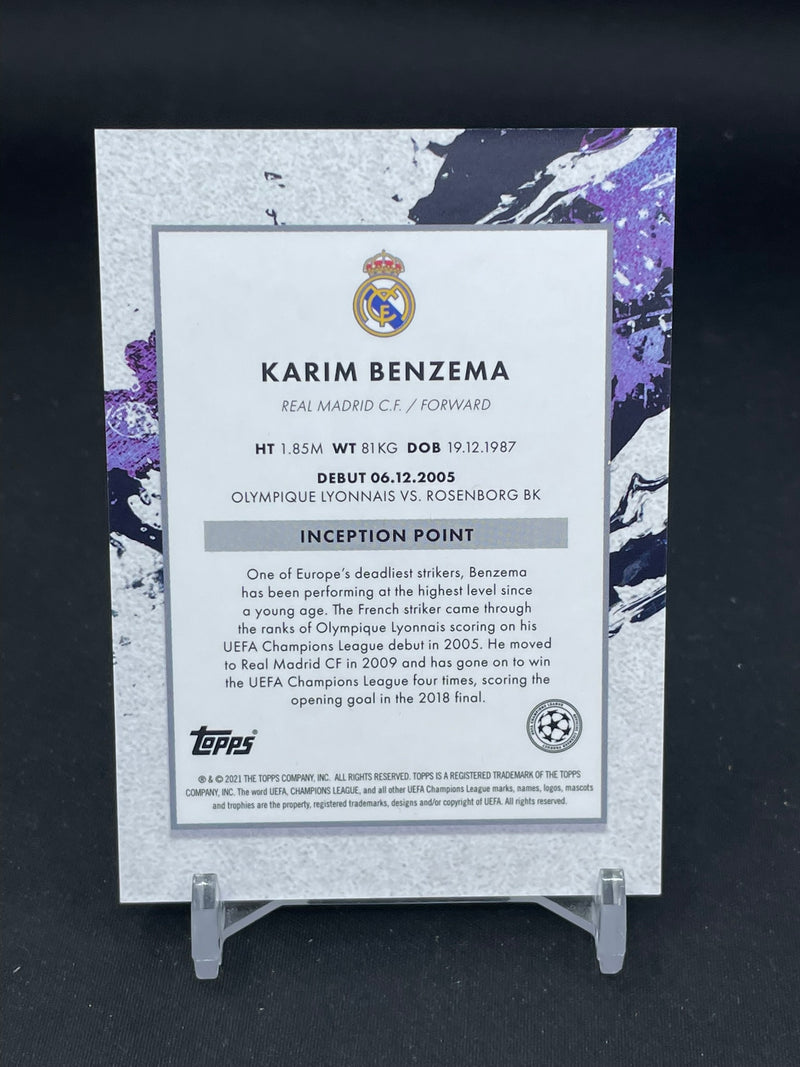 2020 TOPPS INCEPTION - CLOUD 9 - K. BENZEMA