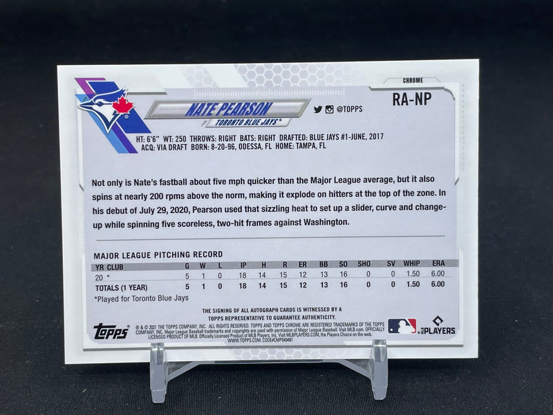 2022 TOPPS CHROME SAPPHIRE UPDATE - N. PEARSON -