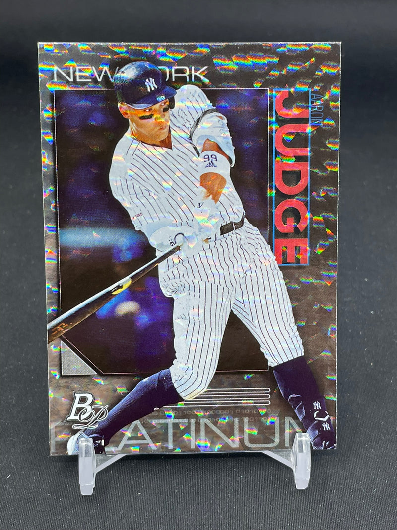 2020 TOPPS BOWMAN PLATINUM - SILVER ICE - A. JUDGE -