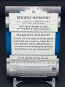 2011 TOPPS MARQUEE - BLUE - R. HORNSBY - #10 - #'D/299