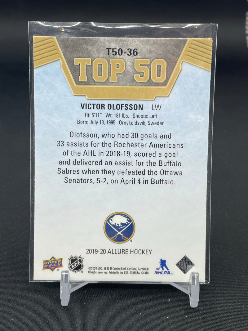 2019 UPPER DECK ALLURE - BLUE - TOP 50 - V. OLOFSSON -