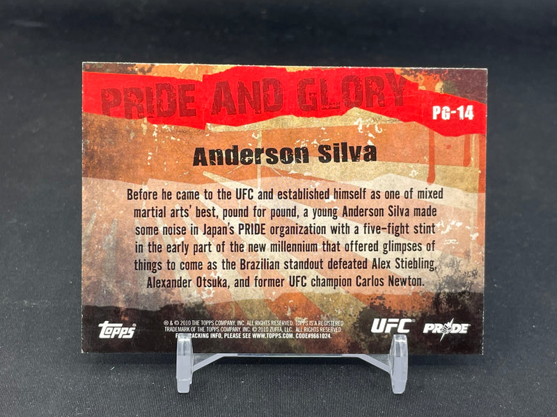 2010 TOPPS SERIES FOUR - PRIDE AND GLORY - A. SILVA -
