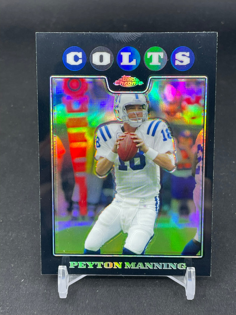 2008 TOPPS CHROME - REFRACTOR - P. MANNING -