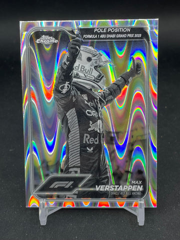 2024 TOPPS CHROME - B/W RAYWAVE - M. VERSTAPPEN - #154