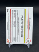 2024 TOPPS CHROME F1 - CHECKER FLAG REFRACTOR - C. LECLERC -