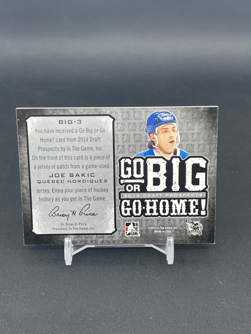 2014 IN THE GAME - GO BIG OR GO HOME - J. SAKIC - #BIG-3 - #'D/5 - RELIC