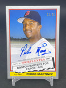 2020 TOPPS ARCHIVES - 1976 TOPPS TRADED AUTOGRAPH - P. MARTINEZ - #76TA-PM - #'D/99 - AUTOGRAPH