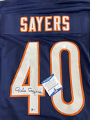 GALE SAYERS - AUTOGRAPHED JERSEY - BECKETT AUTHENTICATED
