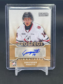 2015 LEAF IN THE GAME USED HEROES & PROSPECTS - C. PAQUETTE -