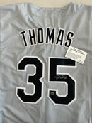 FRANK THOMAS - AUTOGRAPHED JERSEY - LEAF AUTHENTICATED
