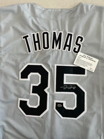 FRANK THOMAS - AUTOGRAPHED JERSEY - LEAF AUTHENTICATED