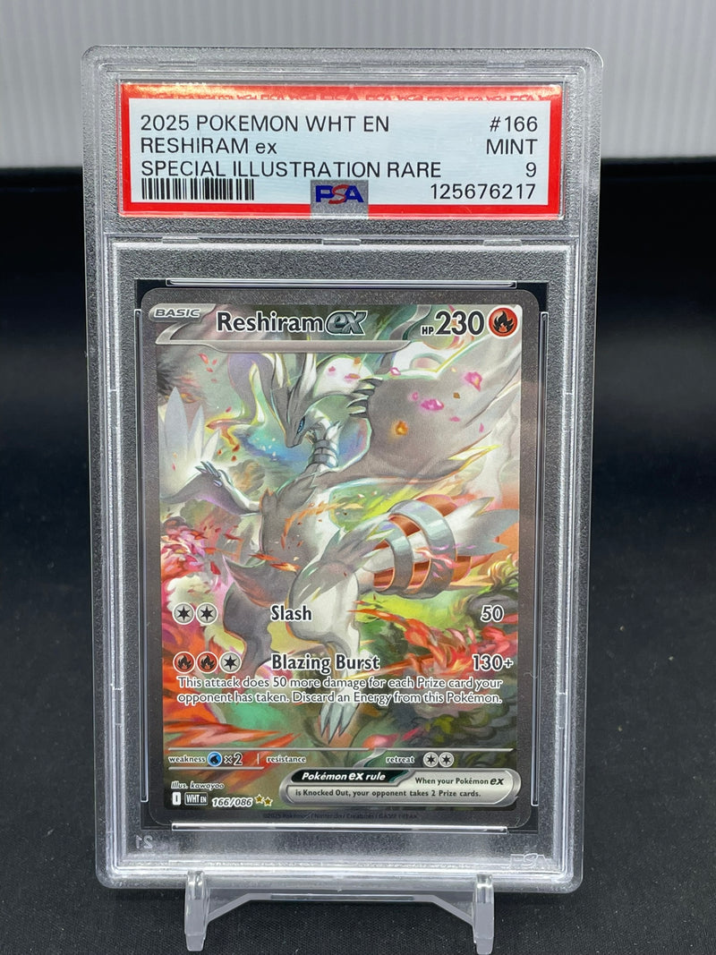 POKEMON - WHITE FLARE - RESHIRAM EX - SPECIAL ILLUSTRATION RARE -