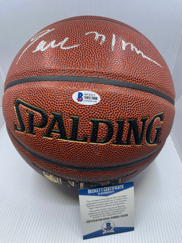 EARL MONROE - AUTOGRAPHED BASKETBALL - BECKETT AUTHENTICATED