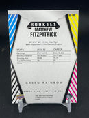 2024 UPPER DECK PORTFOLIO - ALLURE - GREEN RAINBOW - M. FITZPATRICK -