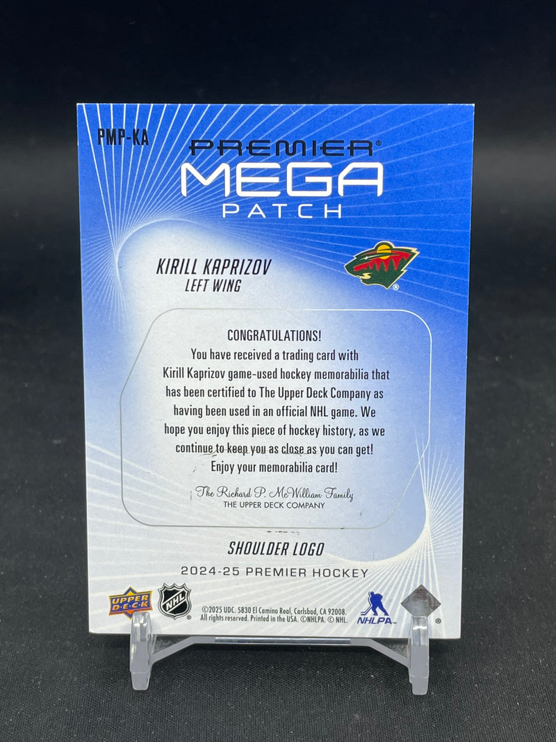 2024 UPPER DECK PREMIER - MEGA PATCH - K. KAPRIZOV - #PMP-KA - #'D/4 - SHOULDER PATCH RELIC
