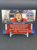 2015 LEAF IN THE GAME HEROES & PROSPECTS - A. DEBRINCAT - #TPP-01 - #'D/5 - CANADIAN HOCKEY LOGO PATCH
