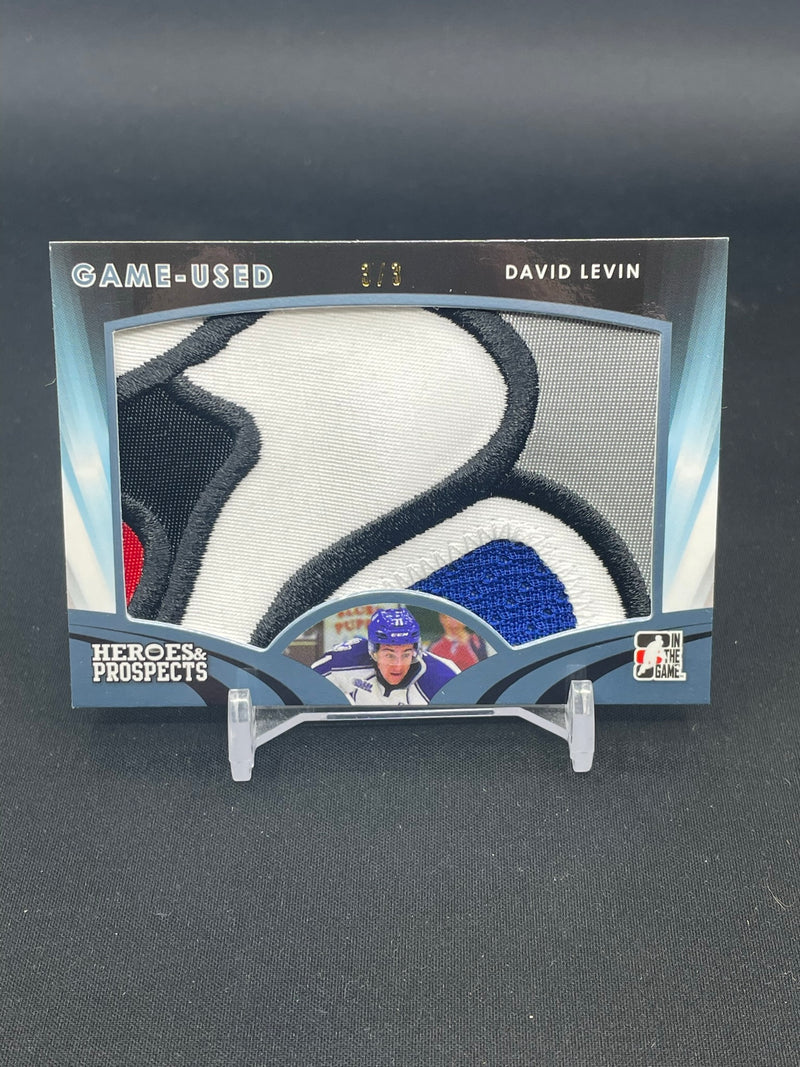 2015 LEAF IN THE GAME HEROES & PROSPECTS - D. LEVIN - #GUP-06 - #'D/3 - RELIC