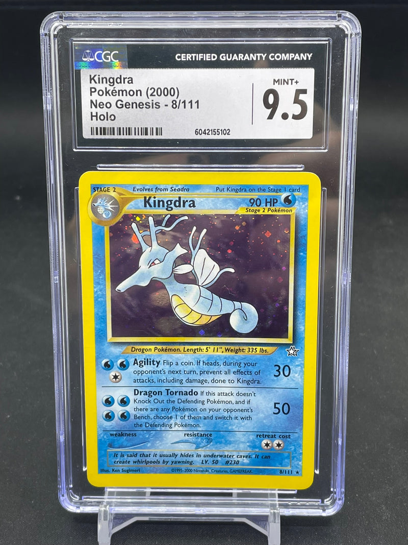 POKEMON - NEO GENESIS - KINGDRA - HOLO - CGC 9.5