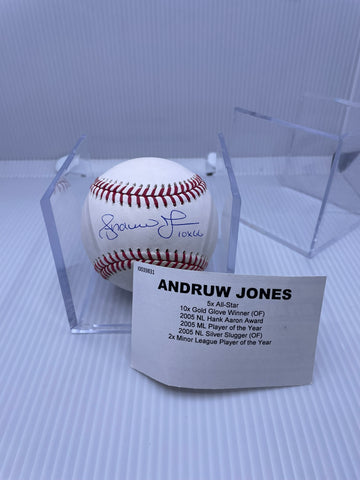 ANDRUW JONES - AUTOGRAPHED BASEBALL - TRISTAR AUTHENTICATED