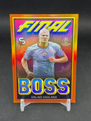 2022 TOPPS - ORANGE REFRACTOR - FINAL BOSS - E. HAALAND - #FB-EH - #'D/25