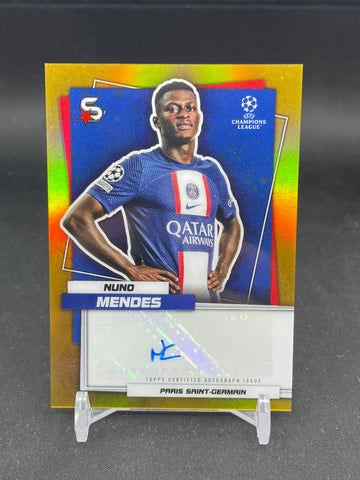 2023 TOPPS SUPERSTARS - GOLD - SUPERSTAR AUTOGRAPH - N. MENDES - #SA-NM - #'D/50 - AUTOGRAPH
