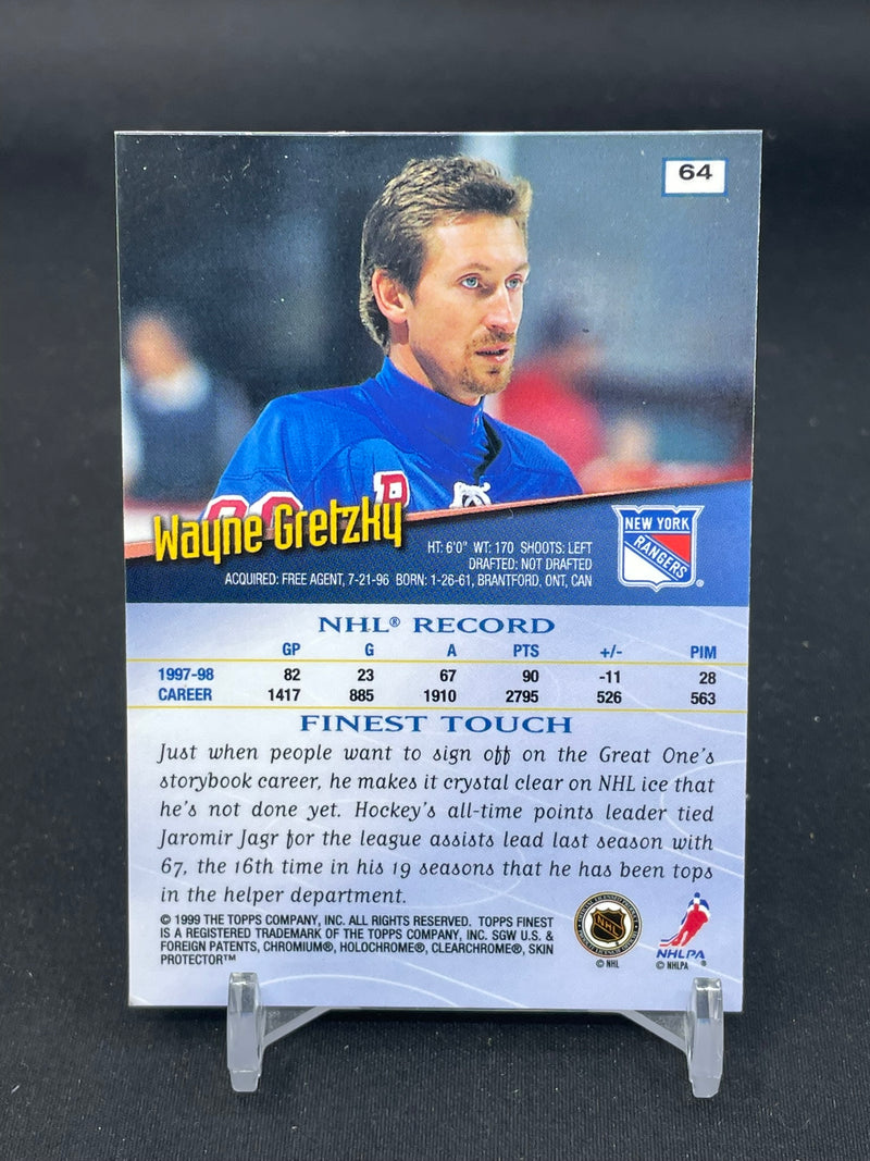 1999 TOPPS FINEST - W. GRETZKY -