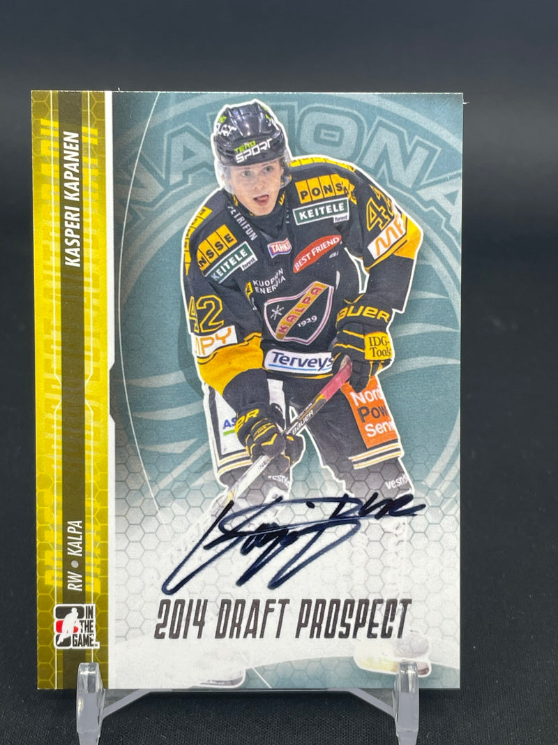 2014 IN THE GAME DRAFT - SILVER AUTOGRAPH - K. KAPANEN -