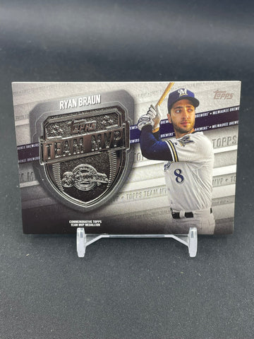 2018 TOPPS SERIES TWO - TEAM MVP MEDALLION - R. BRAUN - #MVP-RB - RELIC
