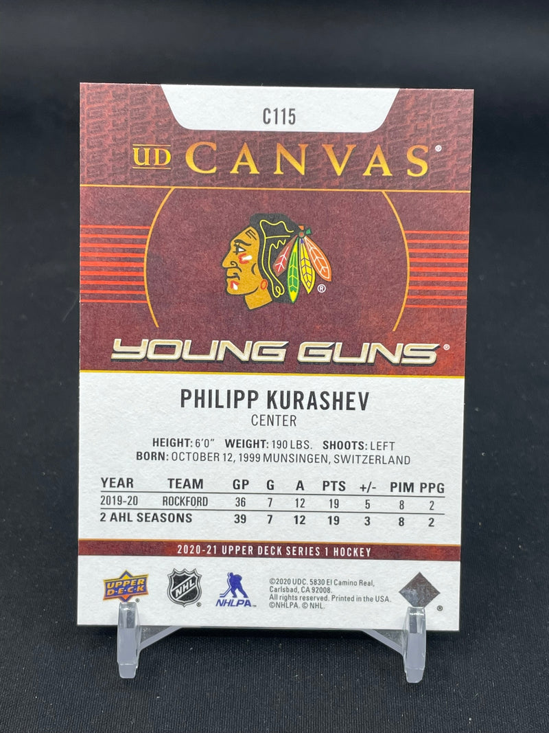 2020 UPPER DECK SERIES ONE - UD CANVAS - YOUNG GUNS - P. KURASHEV -