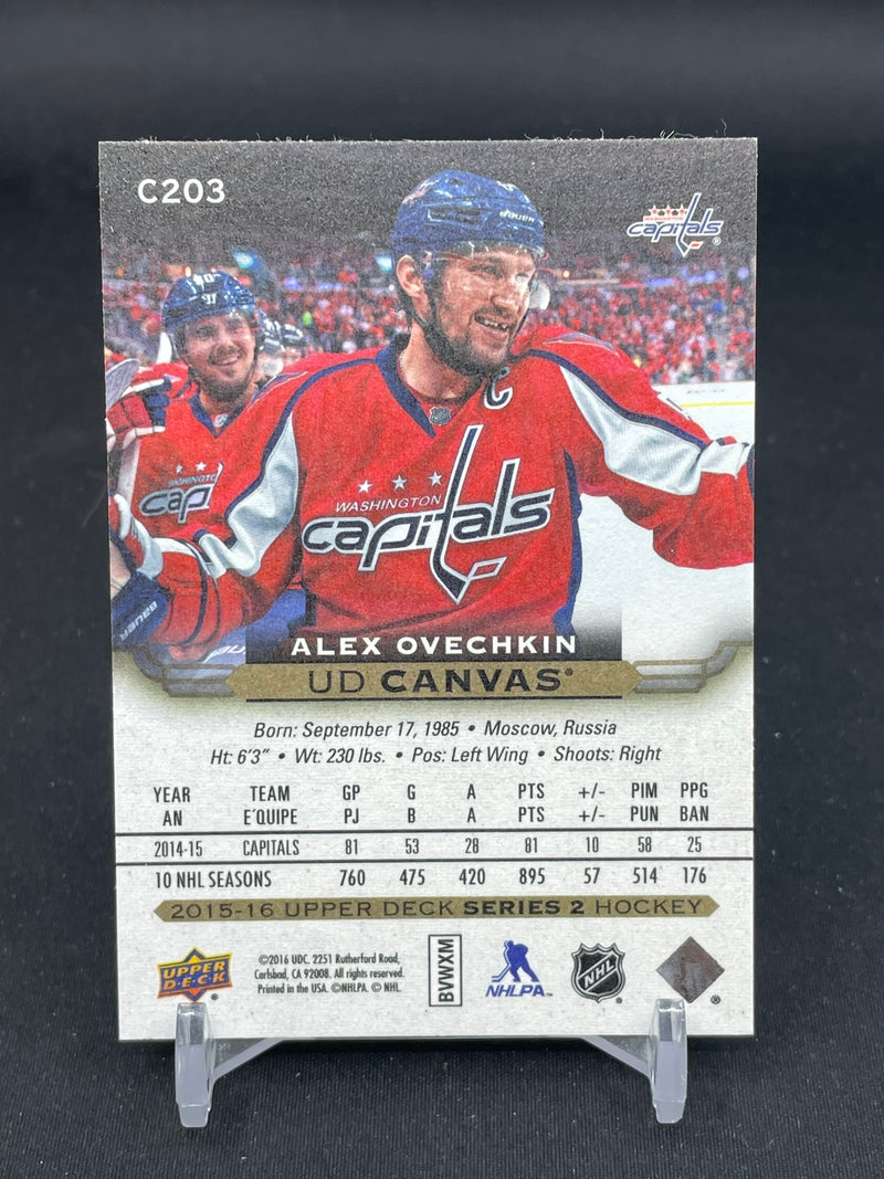 2015 UPPER DECK SERIES TWO - UD CANVAS - A. OVECHKIN -