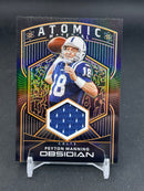 2020 PANINI OBSIDIAN - ATOMIC MATERIAL - P. MANNING - #AM14 - #'D/40 - RELIC